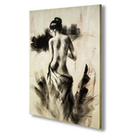  Semi  Nude  Lady  Handpainted  Canvas