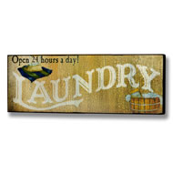  Laundry  Sign