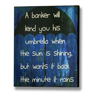  Banker  Sign