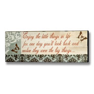  Little  Things  Plaque