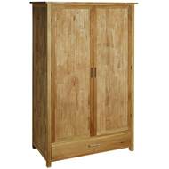 Oak Double Wardrobe Oak Double Wardrobe