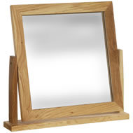 OAK DRESSING TABLE MIRROR