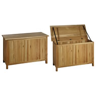 OAK BEDDING BOX
