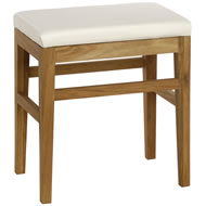 OAK DRESSING TABLE STOOL