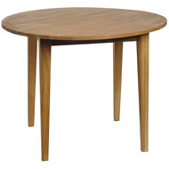 OAK ROUND DINING TABLE