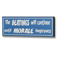  Morale  Sign