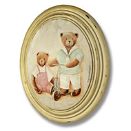  Handpainted  Teddies  