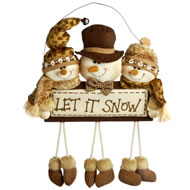 HANGING SNOWMAN WALL DEC DANGLING LEGS SPECIAL OFFER