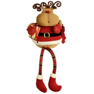 SITTING DANGLING LEGS REINDEER
