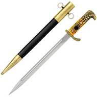 LARGE GERMAN RAD DAGGER WITH SYNTHETIC HOOF GRIP