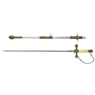 KNIGHT SWORD WITH SCABBARD