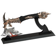 STAND AXE WITH FIRE FLYING DRAGON