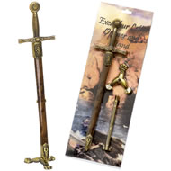  Excalibur  With  Sheath  And  Stand  Letter  Opener  In  Retail  Pack