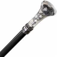  Clear  Crystal  Striknig  Cobra  Walking  Stick  Cane  -  Decorative