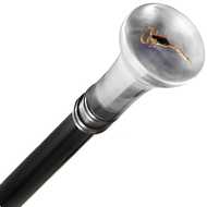 Clear  Crystal  Real  Scorpion  Walking  Stick  Cane