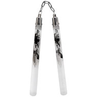WHITE TIGER ACRYLLIC NUNCHUCKS SPECIAL OFFER