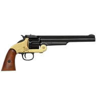 1869 SMITH & WESSON 6 SHOT REVOLVER IN BLACK & BRASS