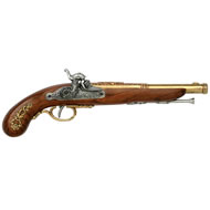FRENCH DUELLING PISTOL-BRASS