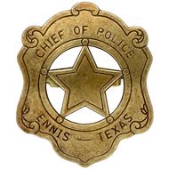  Chief  Of  Police  Badge