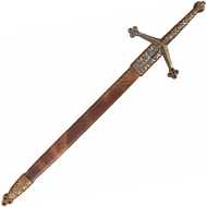 CLAYMORE LETTER OPENER WITH SCABBARD
