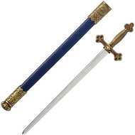 MASONIC SWORD LETTER OPENER WITH SCABBARD