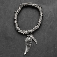 Medium Size Antique Silver Stretch Wrist Pendant Medium Size Antique Silver Stretch Wrist Pendant
