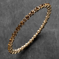  Light  Smoked  Topaz  Bangle