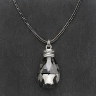  Dark  Crystal  Drop  Necklace
