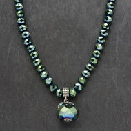  Green  Beaded  Necklace