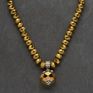  Gold  Beaded  Necklace