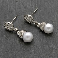  Ornate  Pearl  Costume  Earrings