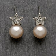  Star  &  Pearl  Earrings