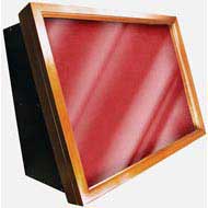 GLASS DISPLAY CASE WITH LOCK + BACK STORAGE SPECIAL OFFER