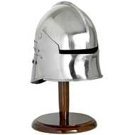  Sallet  Helmet  With  Stand