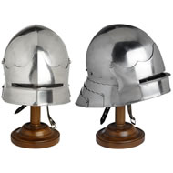 GERMAN SALLET WITH MOVEABLE NECK AND STAND SPECIAL OFFER