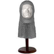  Chain  Mail  Head  Piece  (coif)