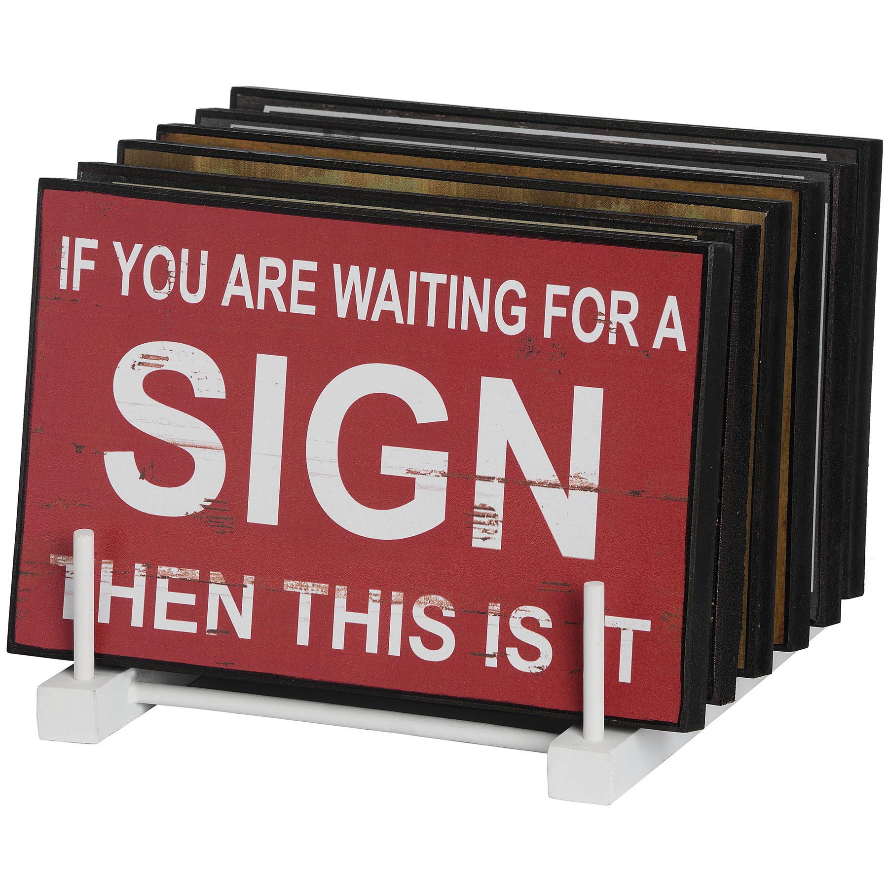 Wooden plaque holder Wholesale by Hill Interiors