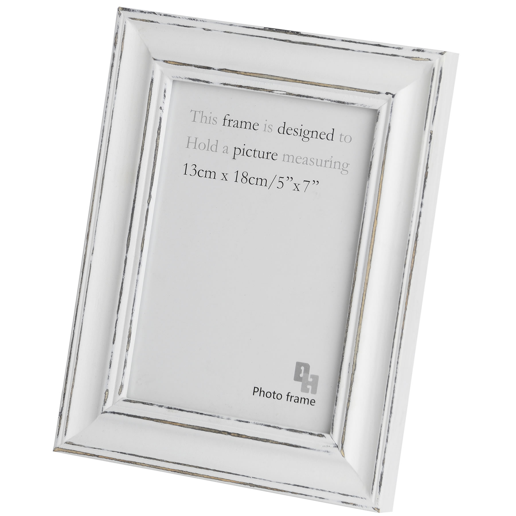 5 x 7 photo frame white