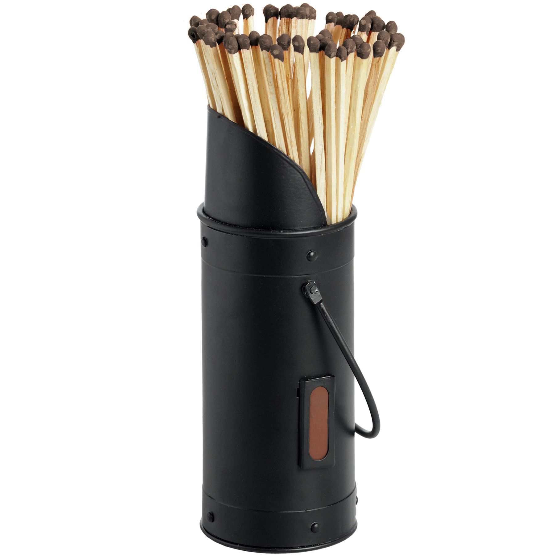 Black Matchstick Holder with 60 Matches - Image 1