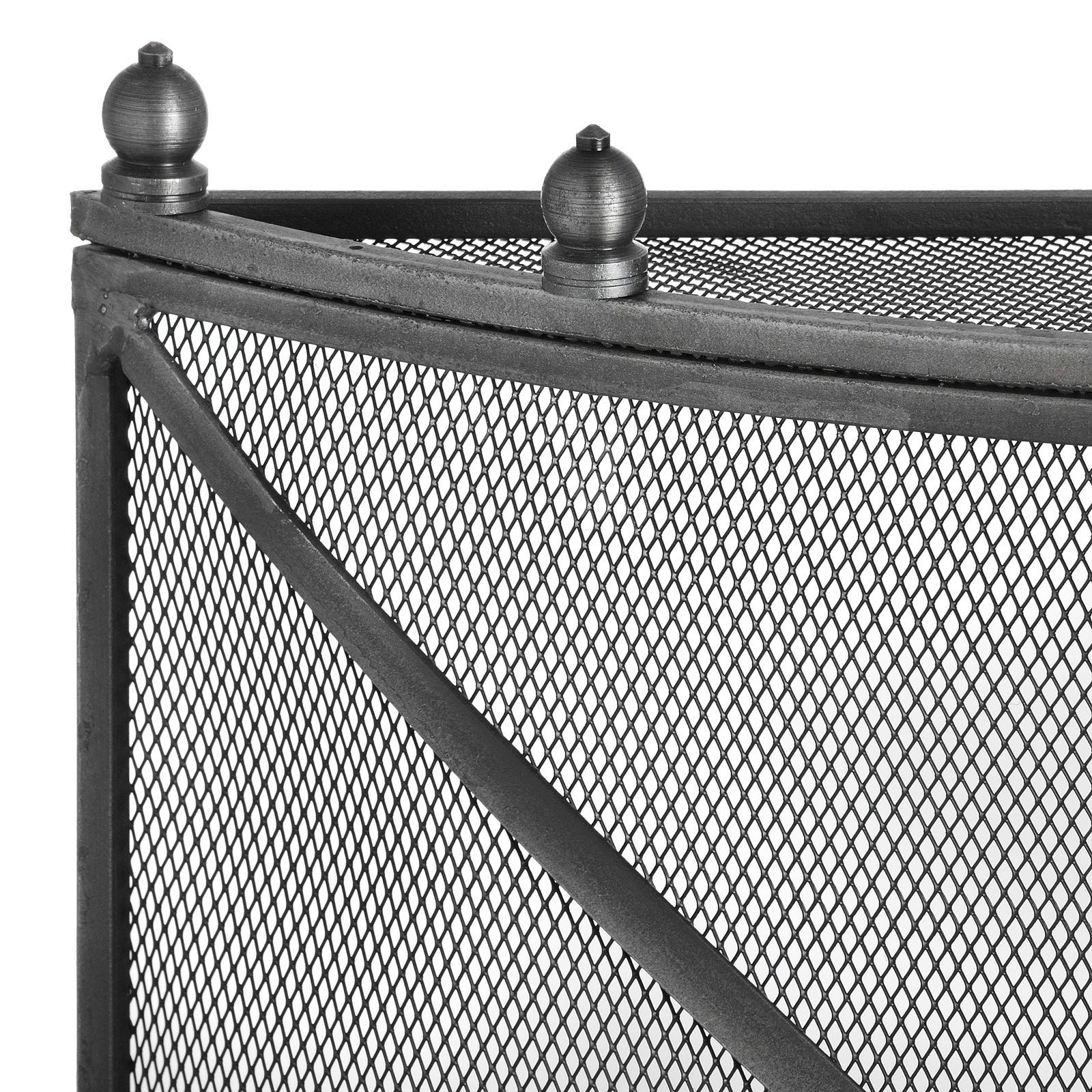 Mesh Fireguard in Antique Pewter Effect Finish - Image 4
