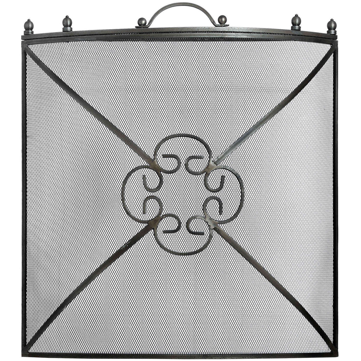 Mesh Fireguard in Antique Pewter Effect Finish - Image 1