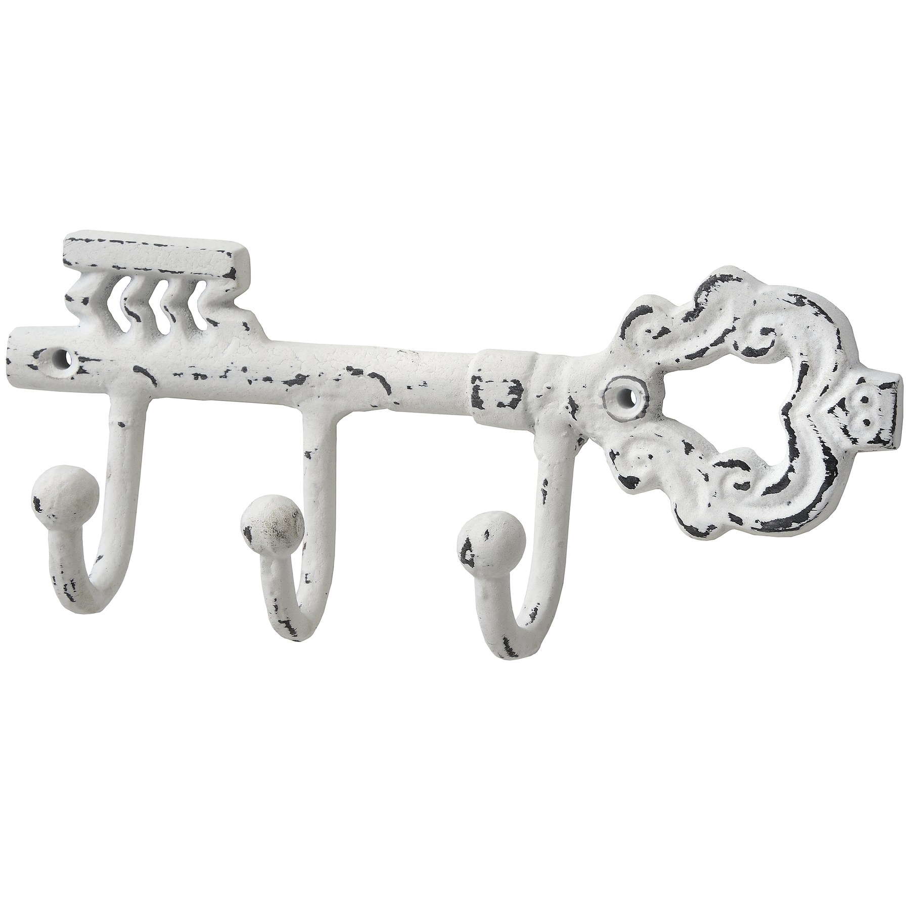 Antique white cast iron key hook Wholesale by Hill Interiors