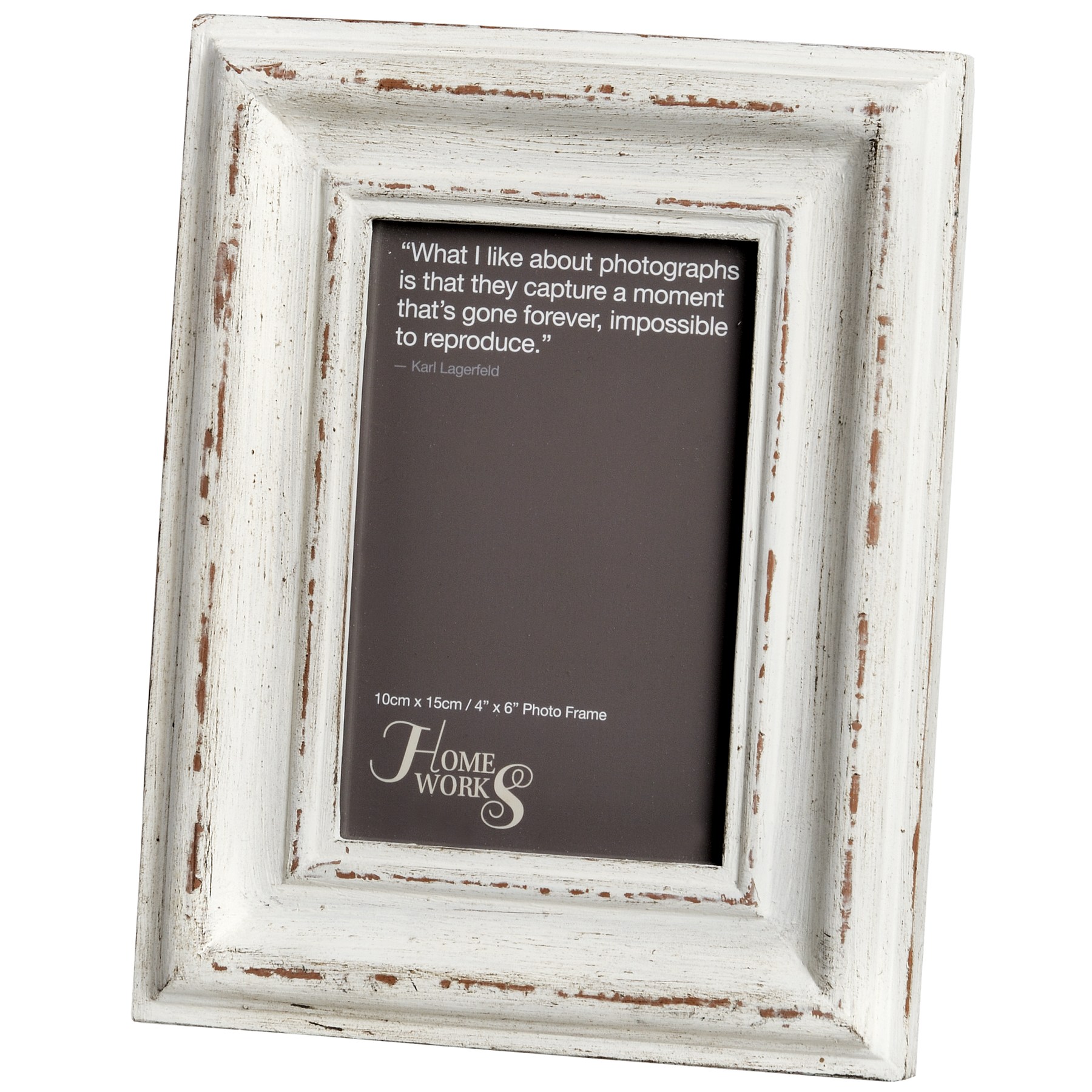 4X6 Antique White Photo Frame From Hill Interiors