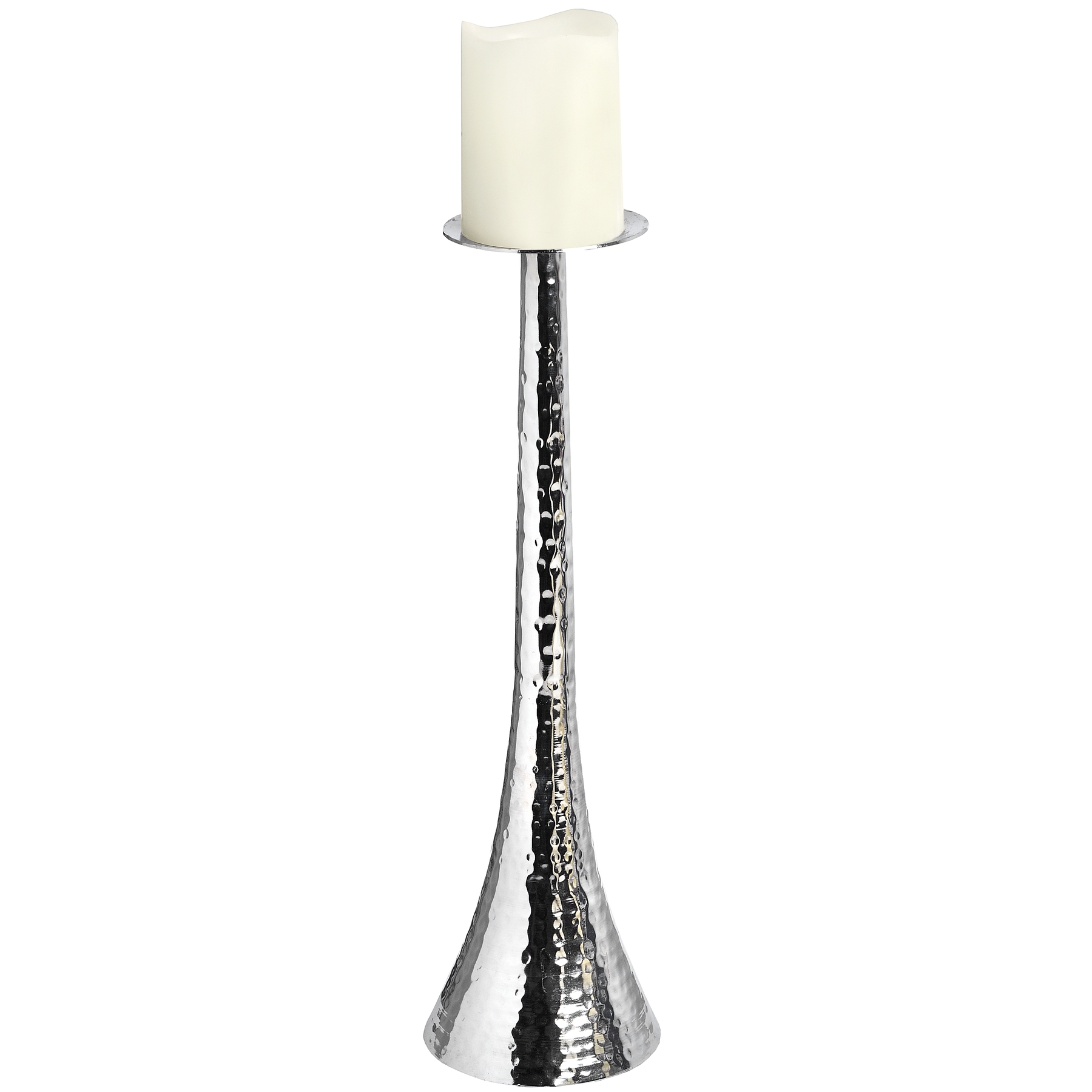 Nickle Candle Pillar - Small - Image 1