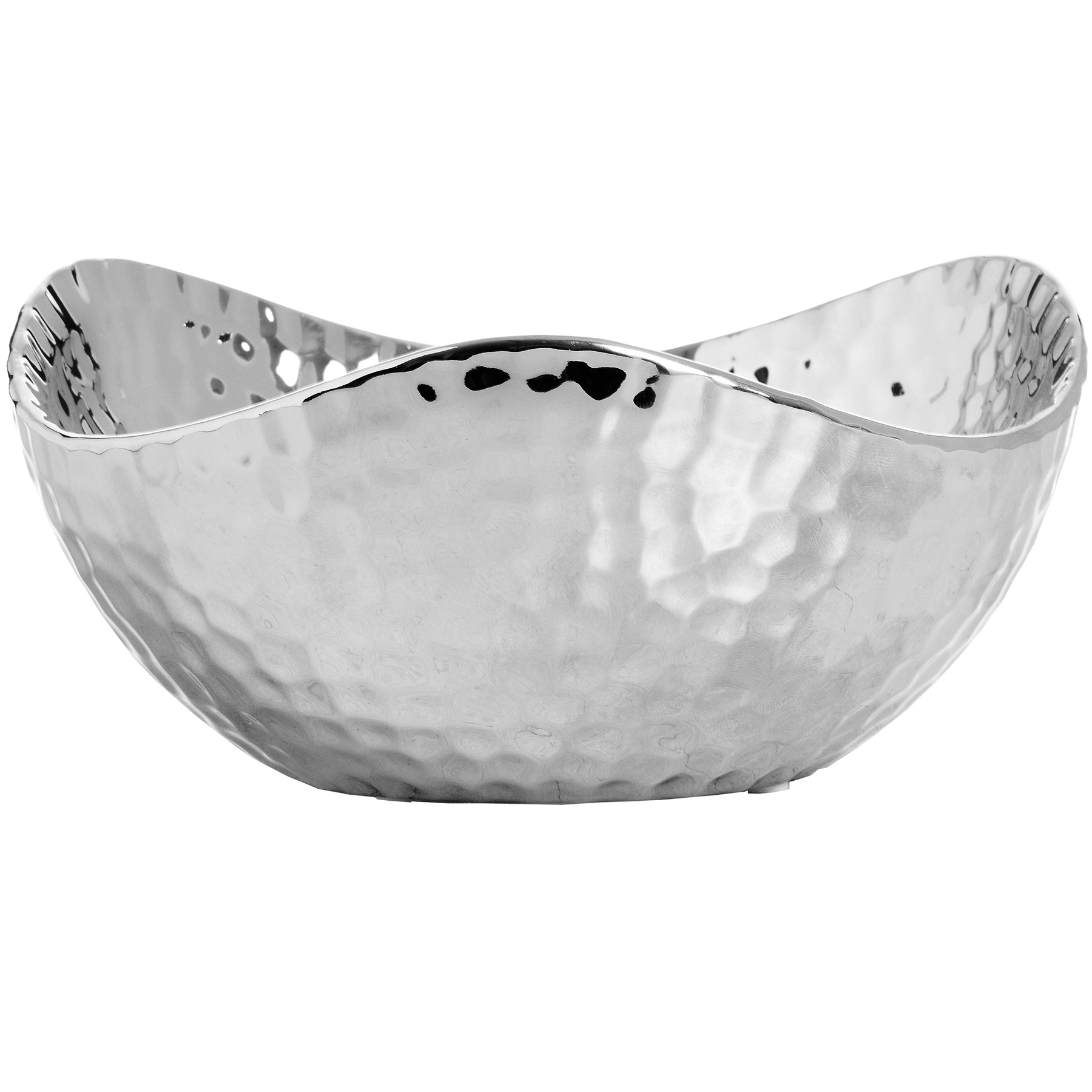 Silver Ceramic Dimple Effect Display Bowl - Small - Image 3