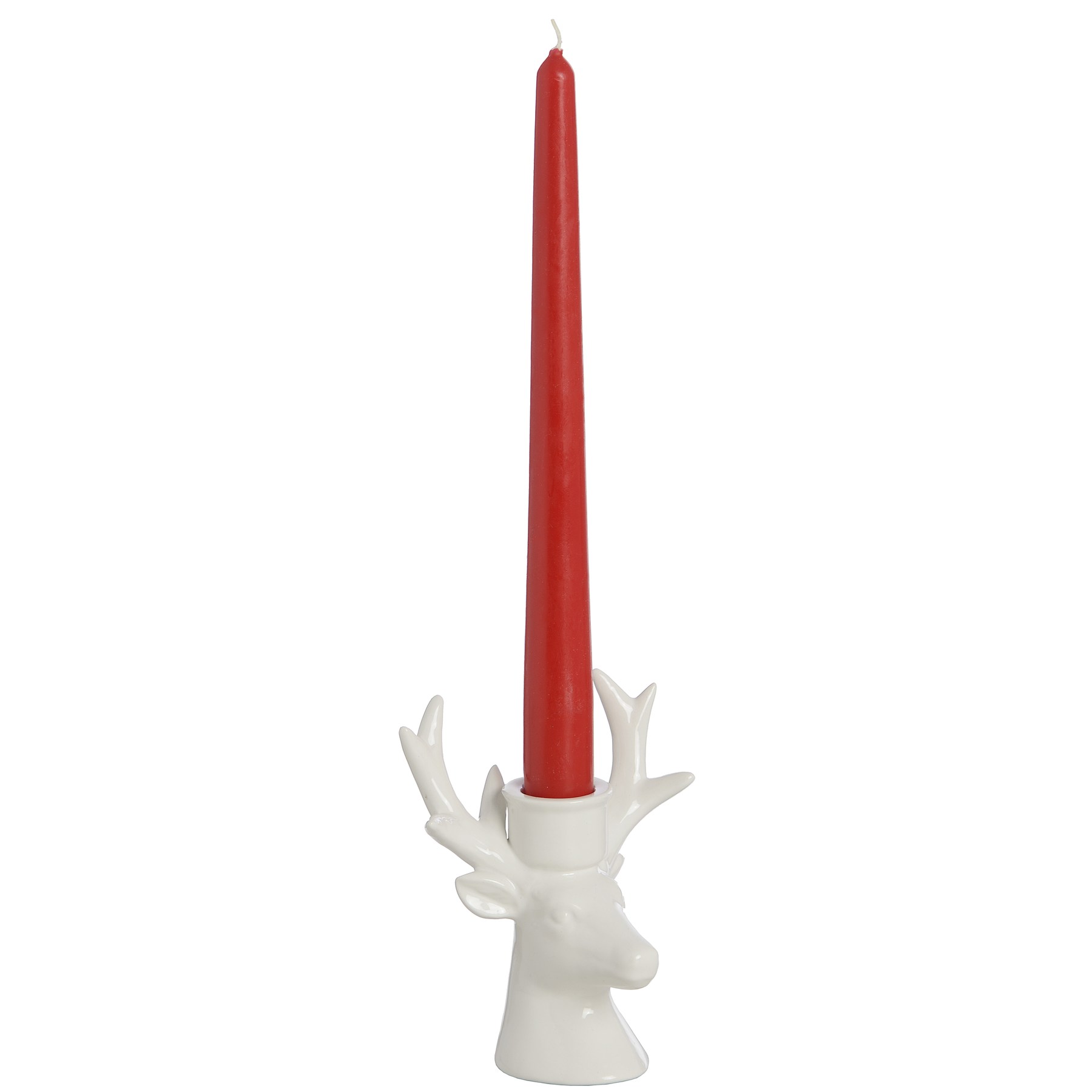 White Deer Candle Holders - Image 1