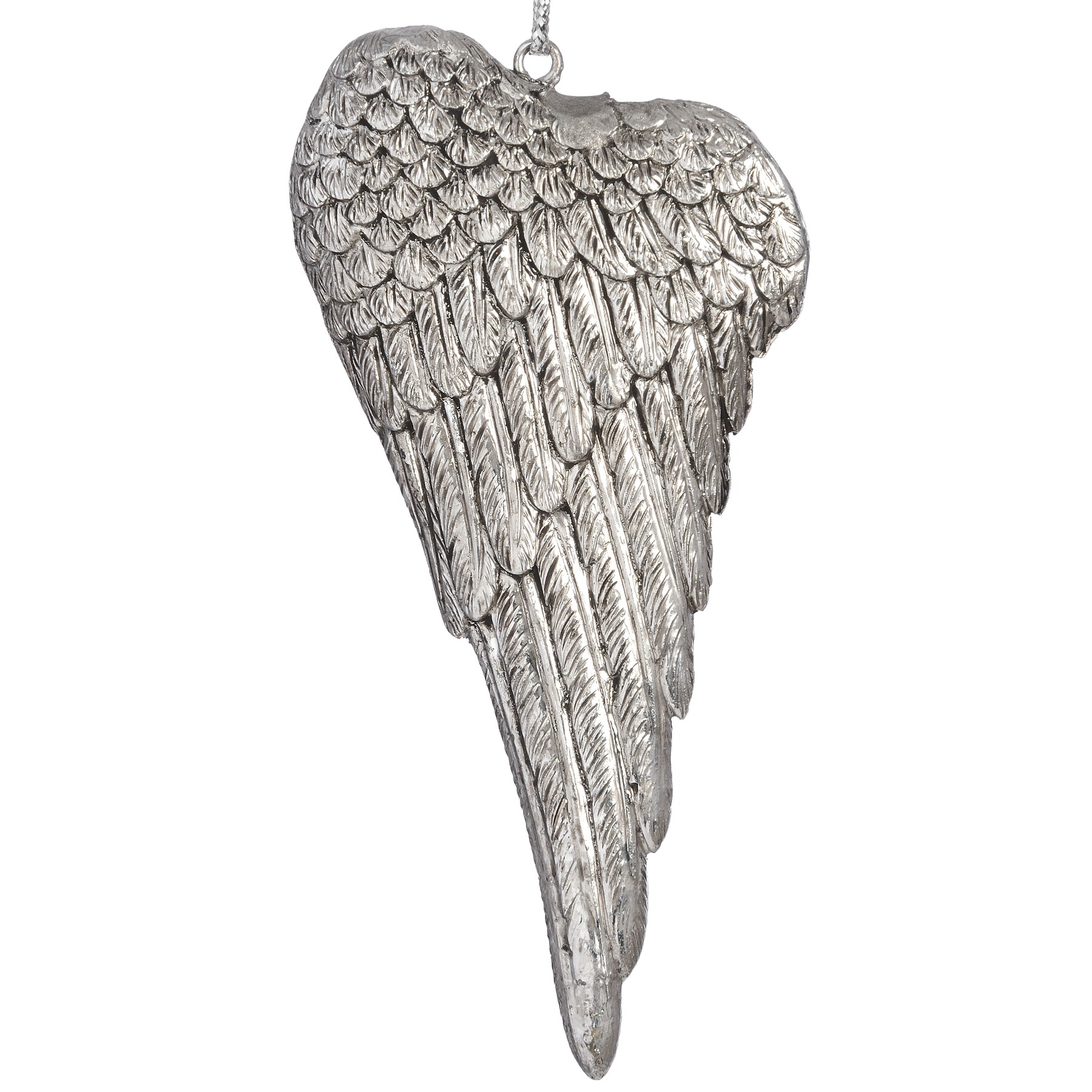 Silver Wing Hanging Ornament - Image 1