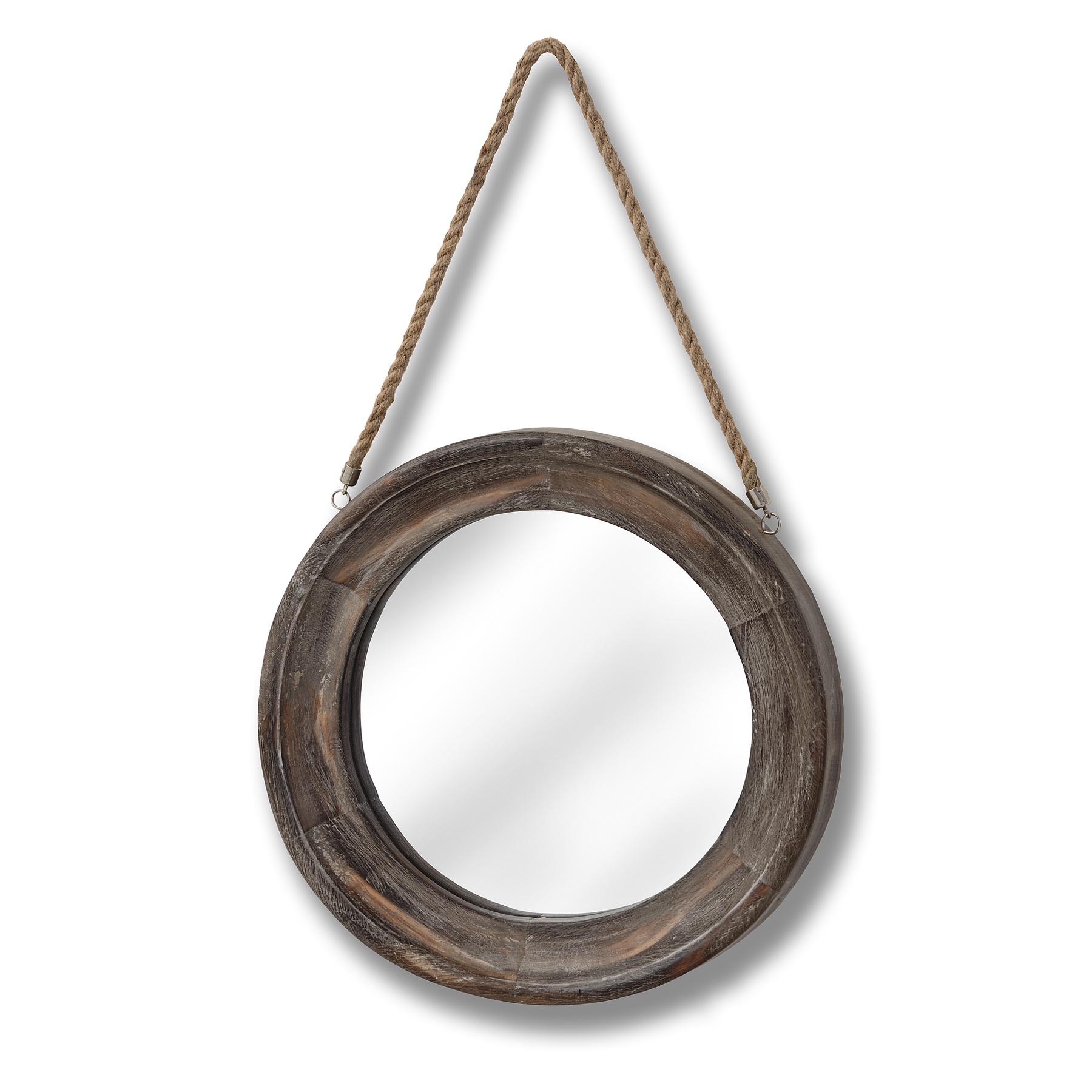Wooden Frame Rope Hanging Mirror Wholesale by Hill Interiors