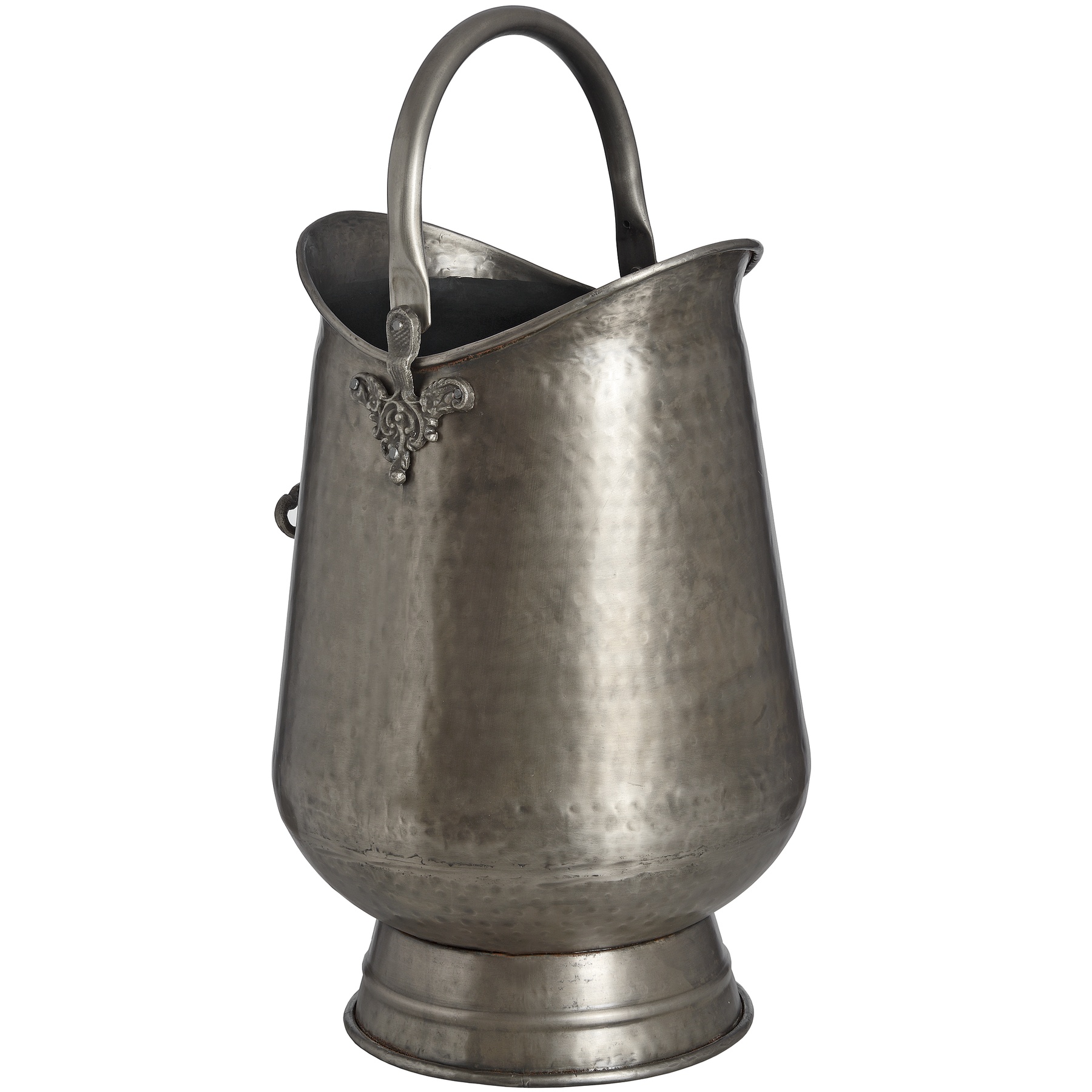 Antique Pewter Coal Bucket - Image 2