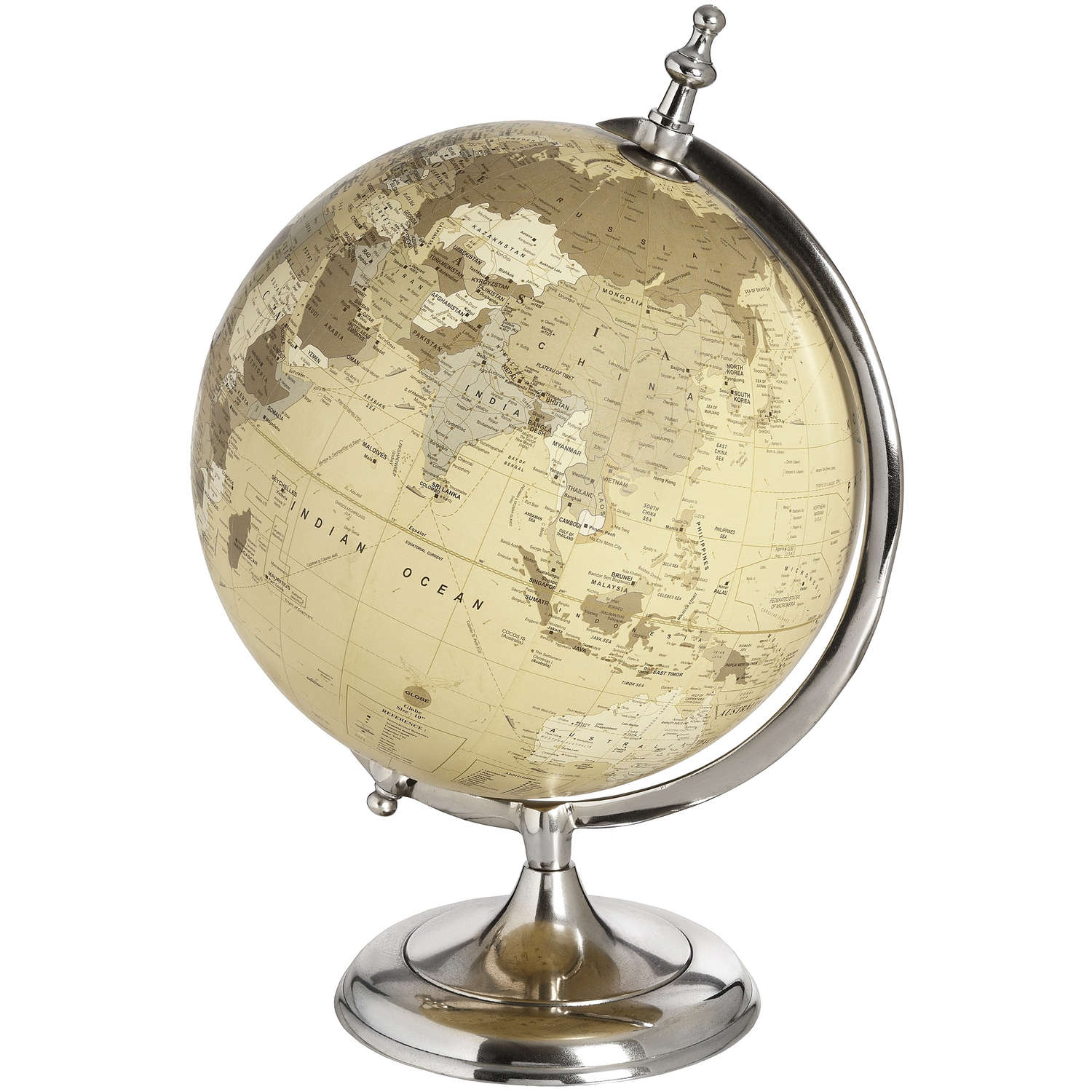 Chrome Desktop Globe - Image 2